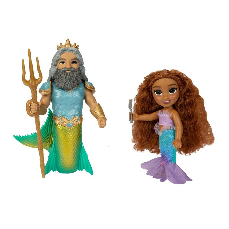 A-Pequena-Sereia-Set-Petite-Ariel-e-Rei-Tritao---Sunny