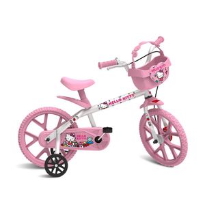 Bicicleta Hello Kitty Aro 14 - Bandeirante