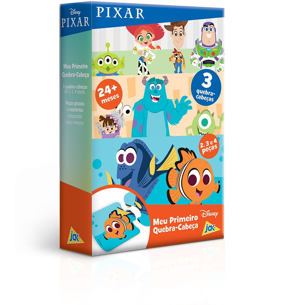 Brinquedo Infantil Quebra-Cabeça Pixar Toyster