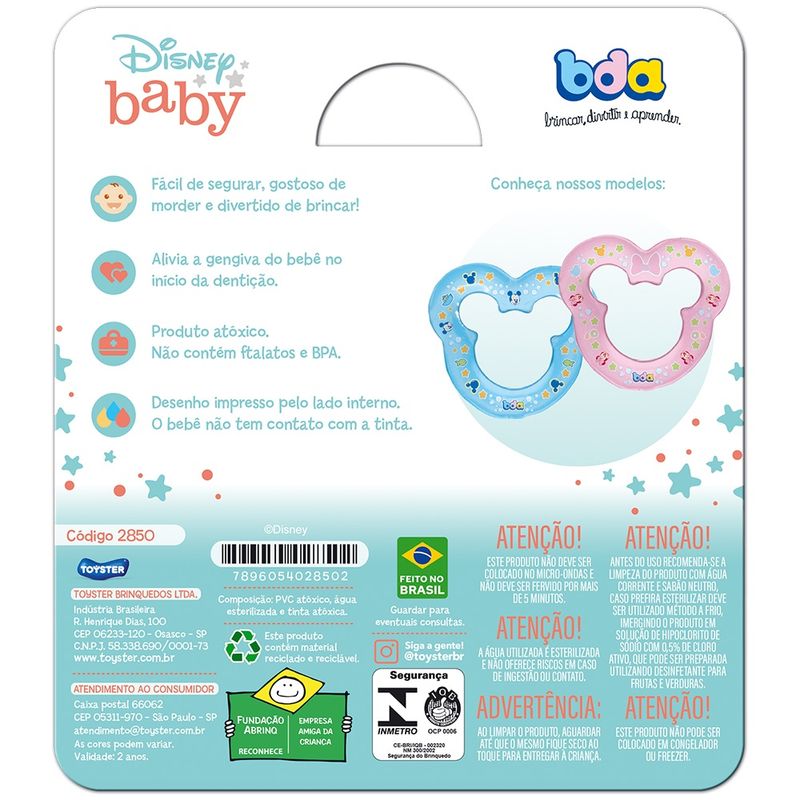 Disney-Baby-Mordedor-com-Agua-Mickey---Toyster