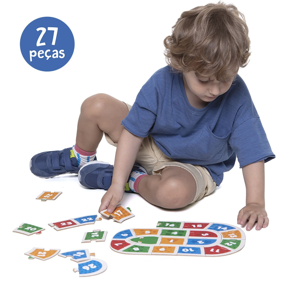 Montando os Números: 1 ao 20 - Quebra-cabeça Educativo - Toyster