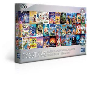 Quebra Cabeça Disney Posters 1500 Peças - Toyster