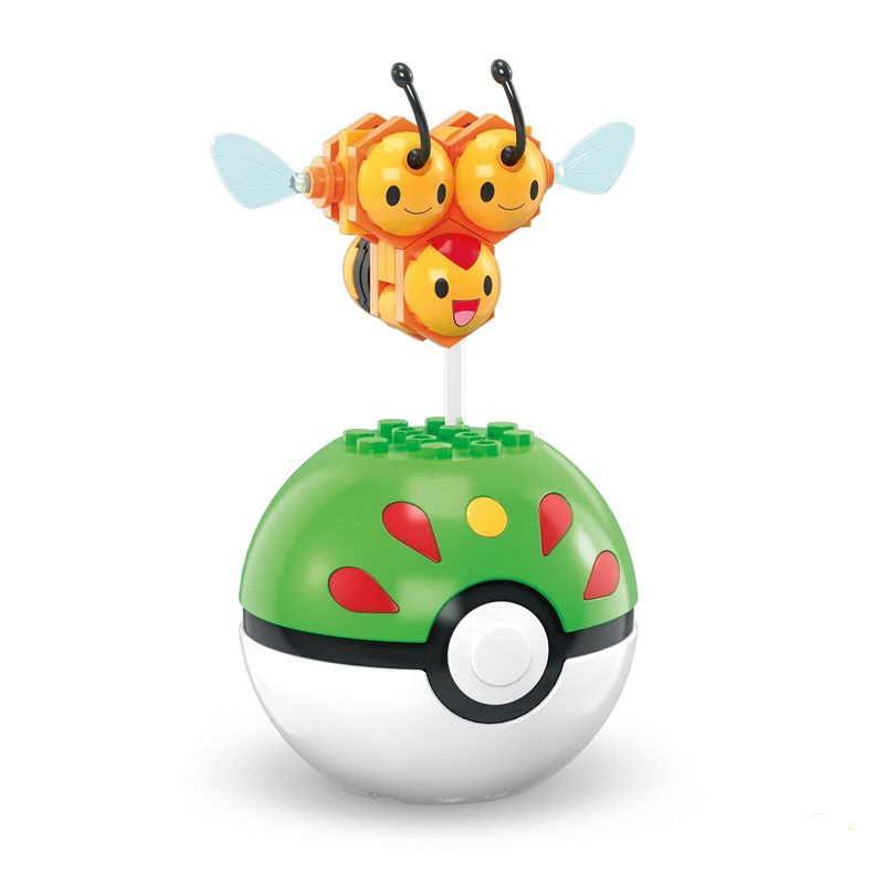 Brinquedo Pokemon - Mega Construx Pokebola + Pokemon em Promoção