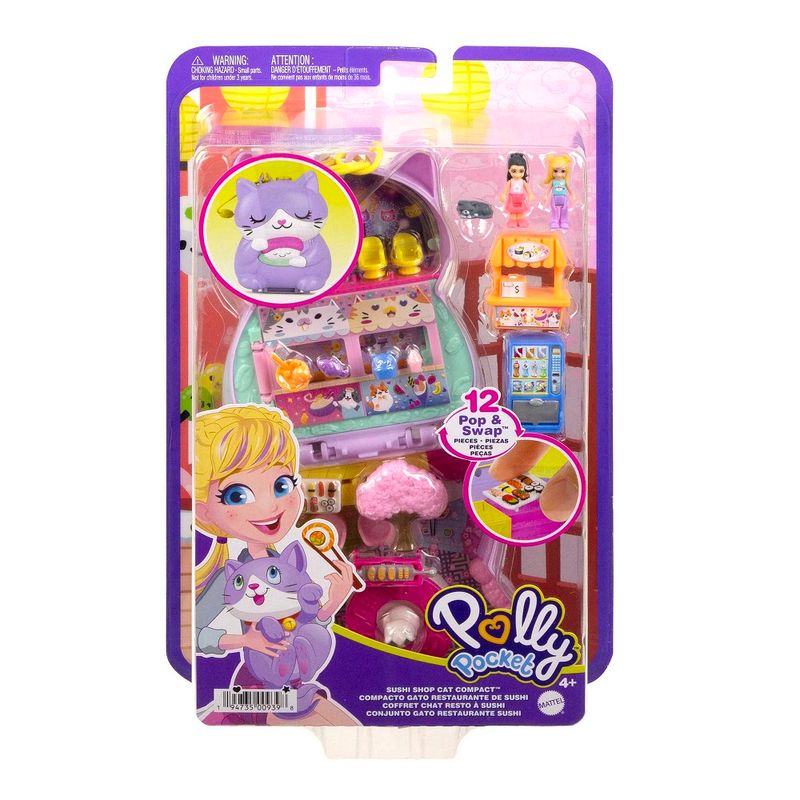 Polly-Pocket-Estojo-Restaurante-Kitty---Mattel