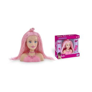 Barbie Mini Styling Cabelo Rosa - Pupee