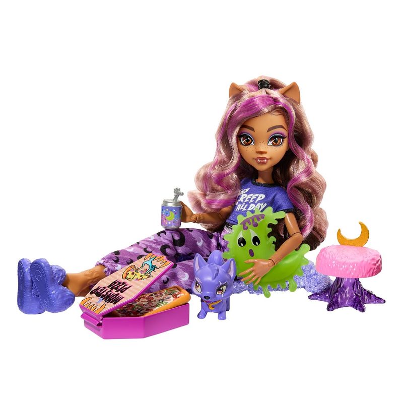 Monster-High-Boneca-Festa-Creepover-Clawdeen---Mattel