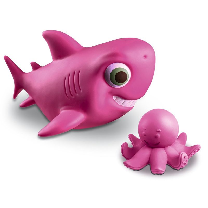 Family-Shark-Pink-com-Polvo---Brinquedos-Cometa