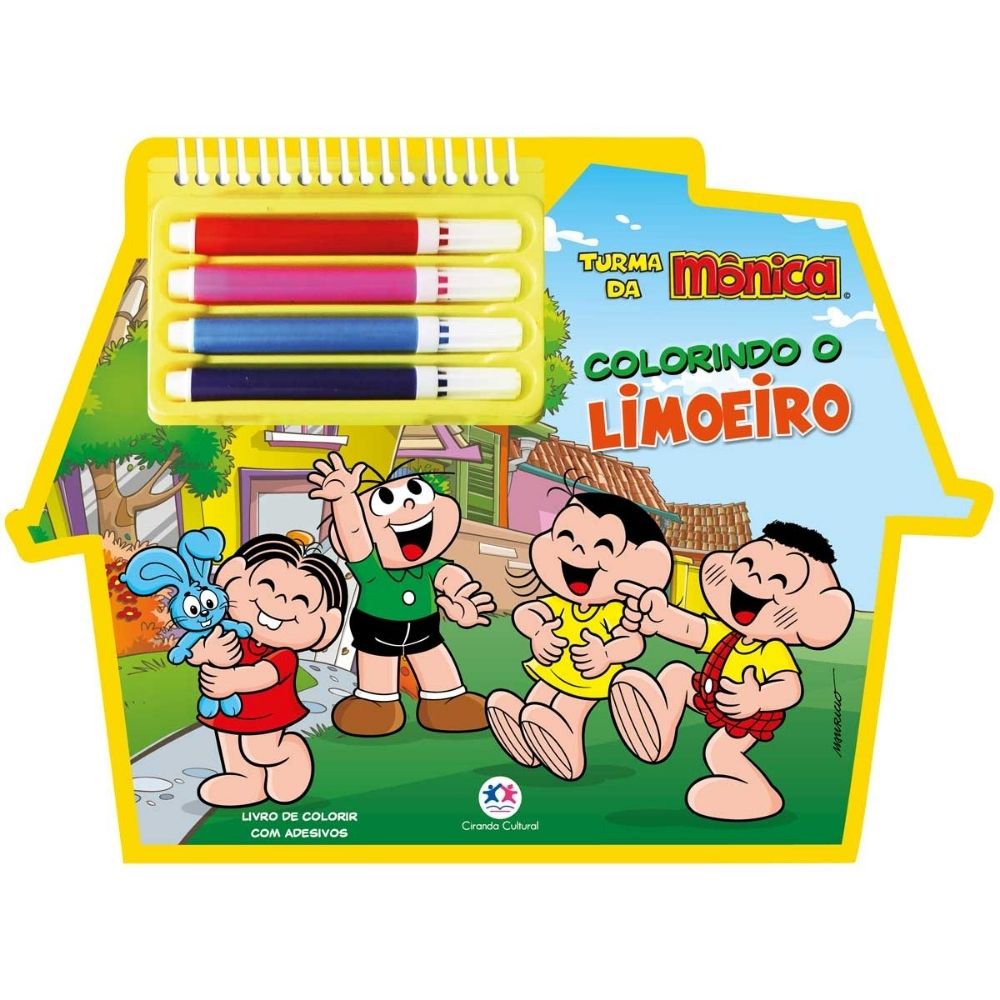 kit com 10 Livros Colorir Turma da Mônica - Cuidados do dia a dia-Ciranda  Cultural
