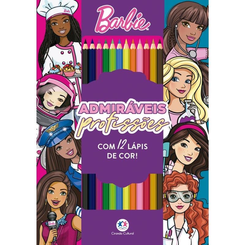 LIVRO PARA COLORIR COM ALÇA - BARBIE O PODER DA AMIZADE CIRANDA CULTURAL