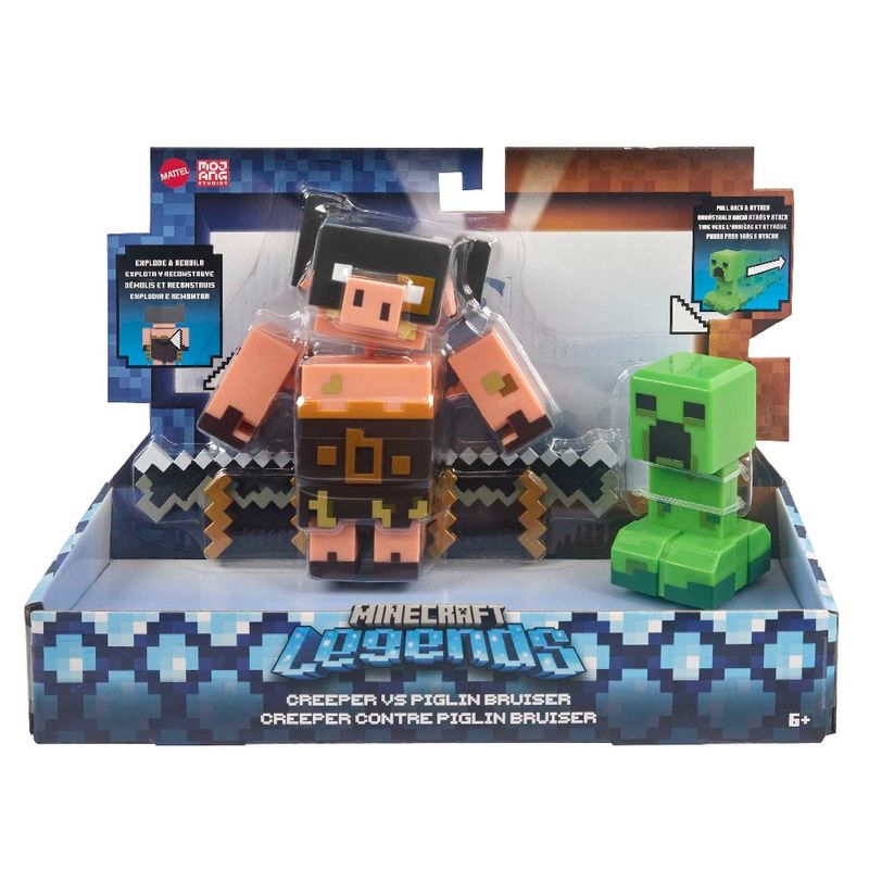 Minecraft-Legends-Fidget-Creeper-vs-Piglin-Barbaro---Mattel