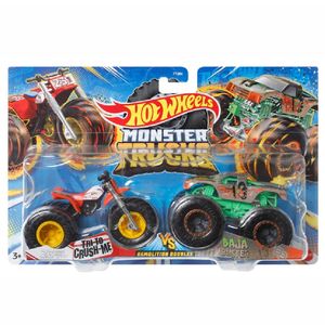 Hot Wheels Monster Trucks Pack de 2 Tai to Crush e Baja - Mattel