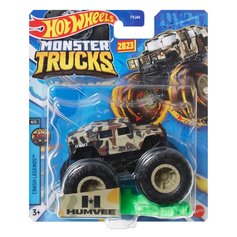 Hot-Wheels-Monster-Trucks-Humvee---Mattel