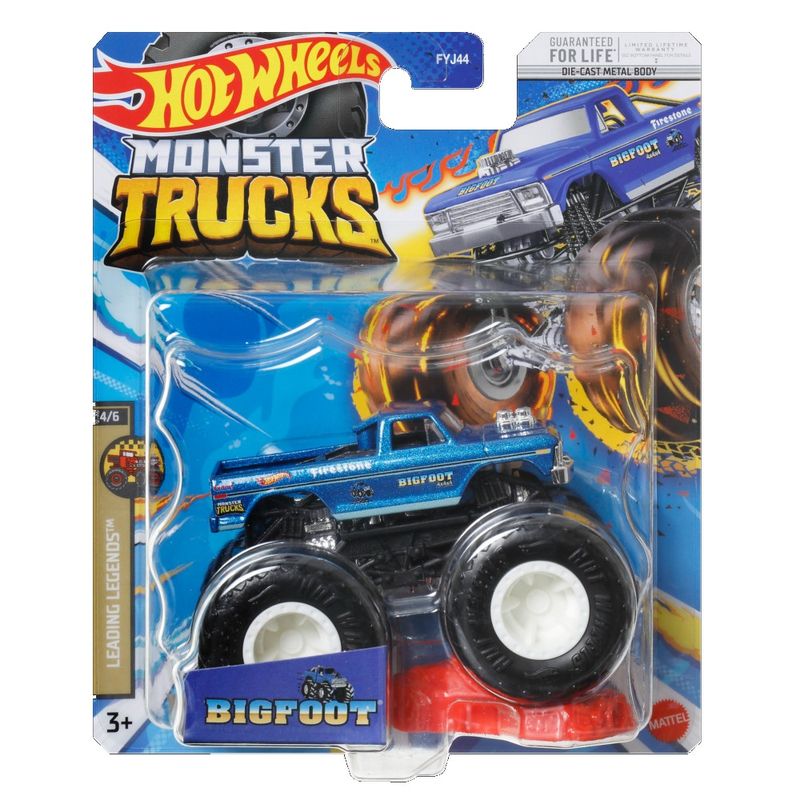 Hot-Wheels-Monster-Trucks-Bigfoot-Azul---Mattel