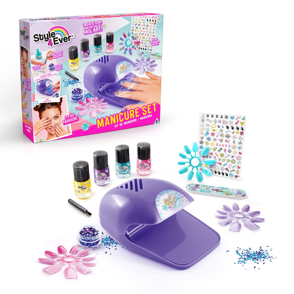 Conjunto para Pintura de Unhas - Style 4 Ever - Fun Kit de Artes