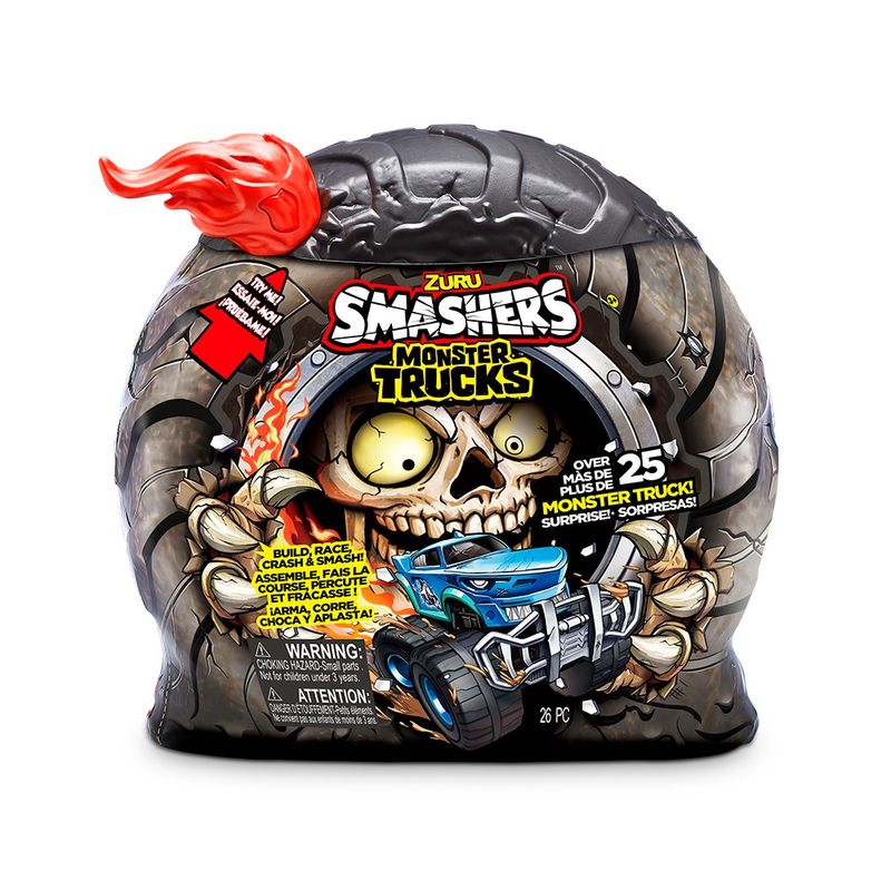 Smashers-Monster-Truck-Vermelho-Serie-1---Fun-Divirta-se