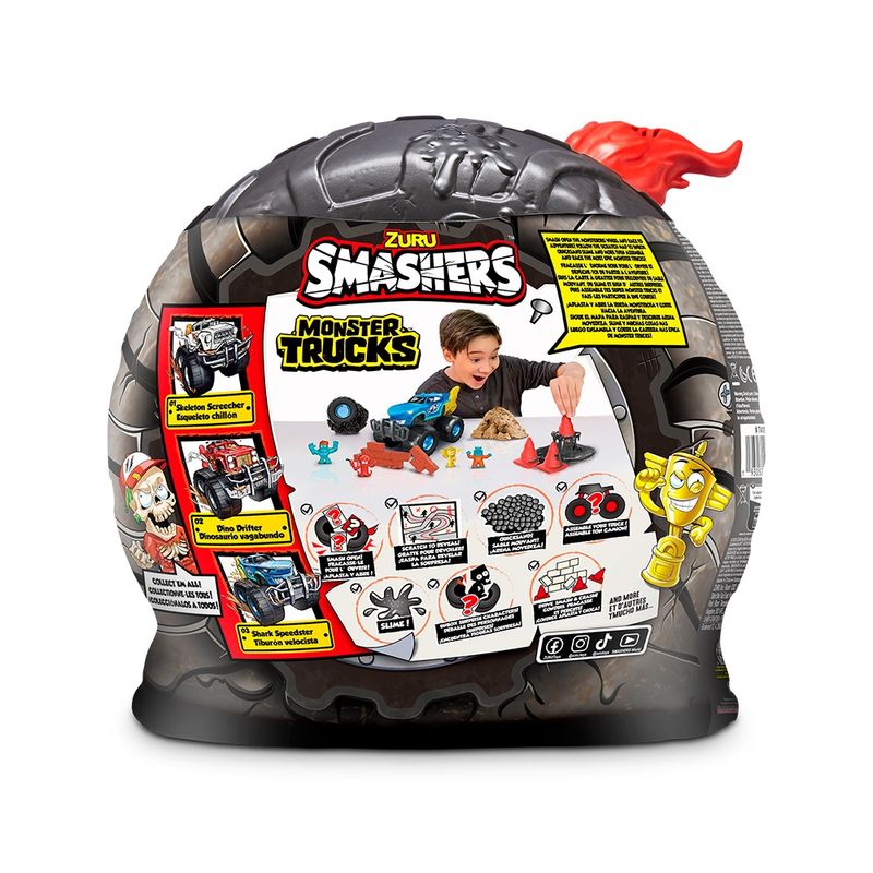 Smashers-Monster-Truck-Vermelho-Serie-1---Fun-Divirta-se