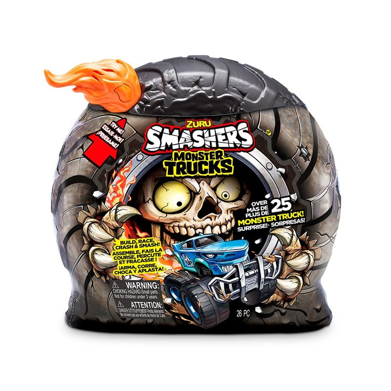 Smashers-Monster-Truck-Laranja-Serie-1---Fun-Divirta-se