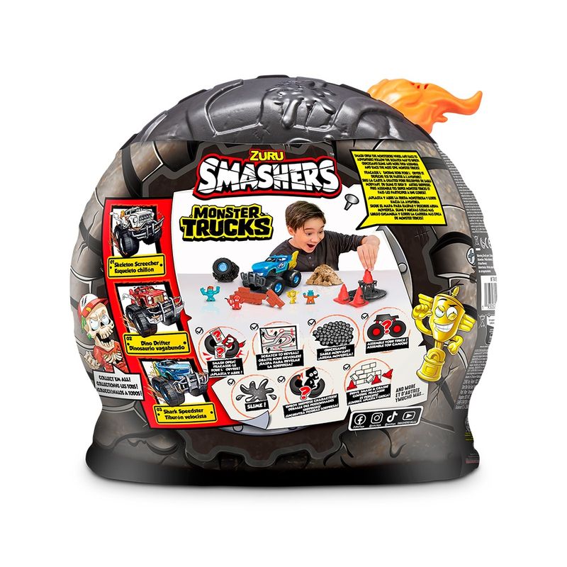 Smashers-Monster-Truck-Laranja-Serie-1---Fun-Divirta-se