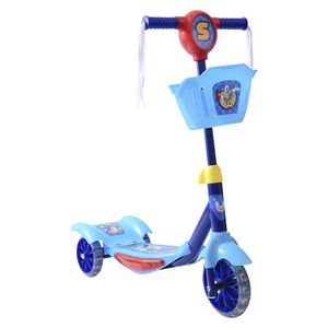 Patinete Sonic Cestinha 3 Rodas com Led e Som - BBR Toys
