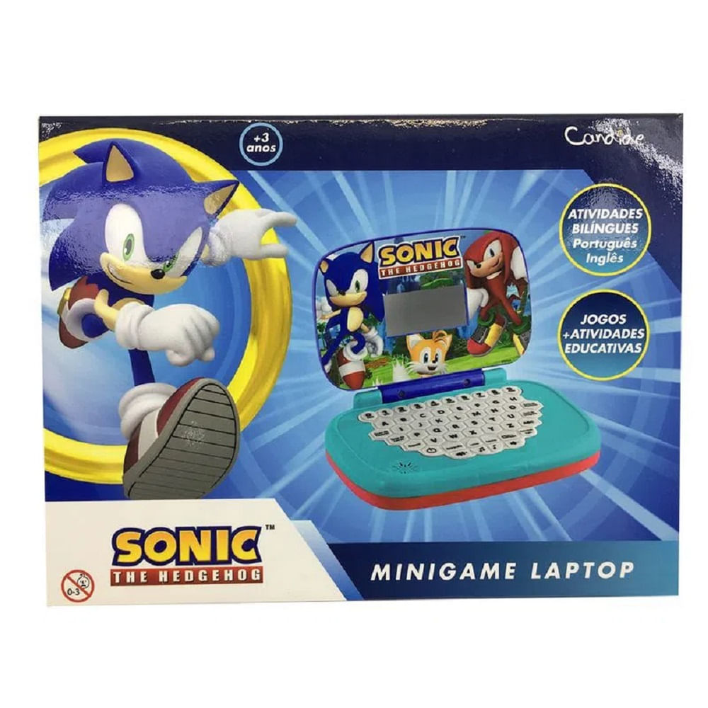 LapTop Bilíngue Sonic - Candide