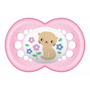 Chupeta Coleção Trends 6 Meses Rosa - Mam Baby