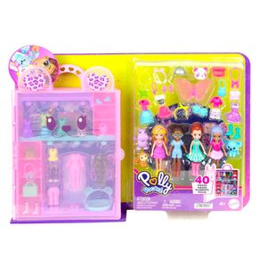 Polly Pocket Conjunto de Brinquedo Super Armário De Animais - Mattel