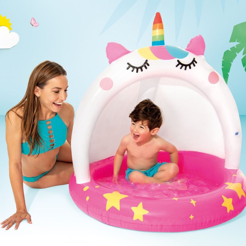 Piscina-Inflavel-Unicornio-com-Cobertura-45L---Intex