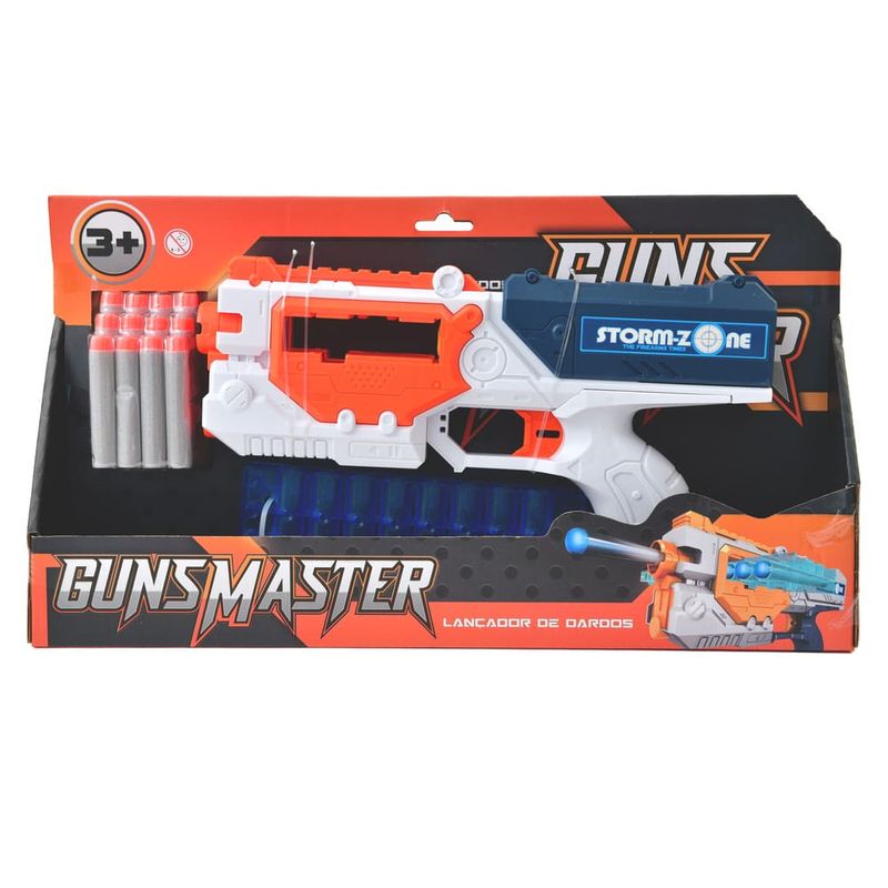 Lancador-de-Dardos-Guns-Master-12-Dardos-Branco---Brinkzania