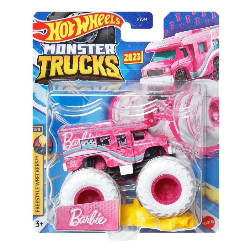 Hot-Wheels-Monster-Trucks-Barbie---Mattel
