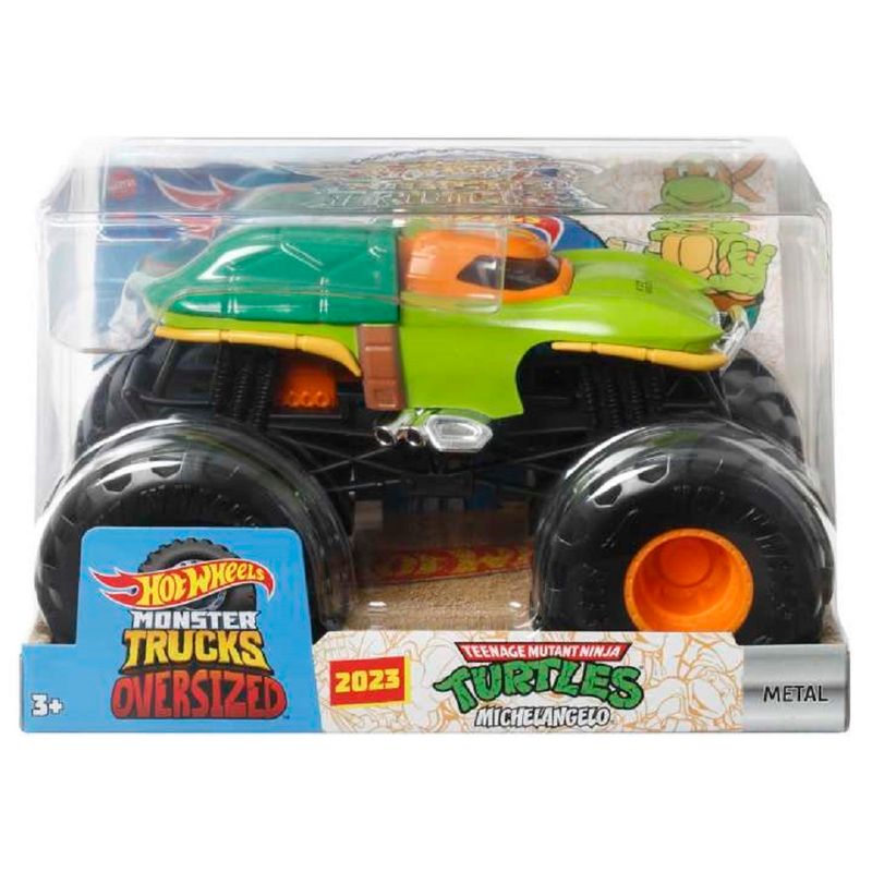 Hot-Wheels-Monster-Trucks-Turtles-Michelangelo---Mattel