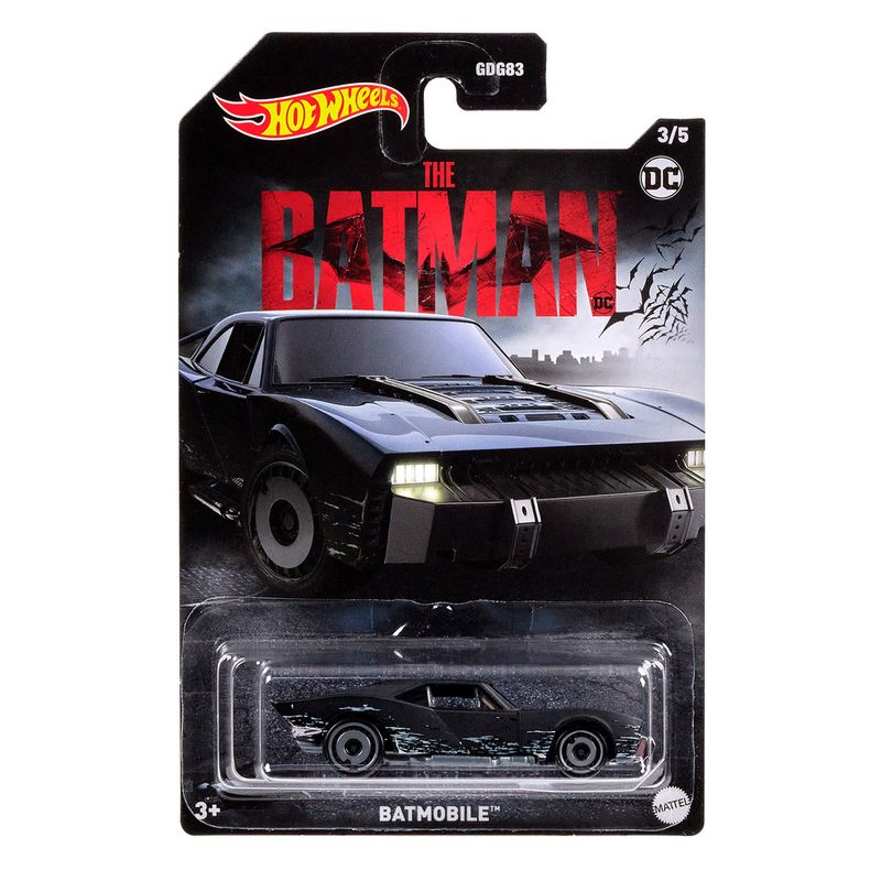 Carrinho Hot Wheels - Batmobile - Batman DC - 1:64 - Mattel