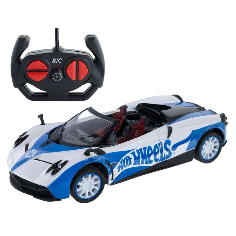 Carrinho de Controle Remoto Hot Wheels - Branco - Candide