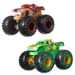 Kit-Hot-Wheels-Monster-Trucks-Veiculo-Hotweiler-e-Gunkster---Mattel