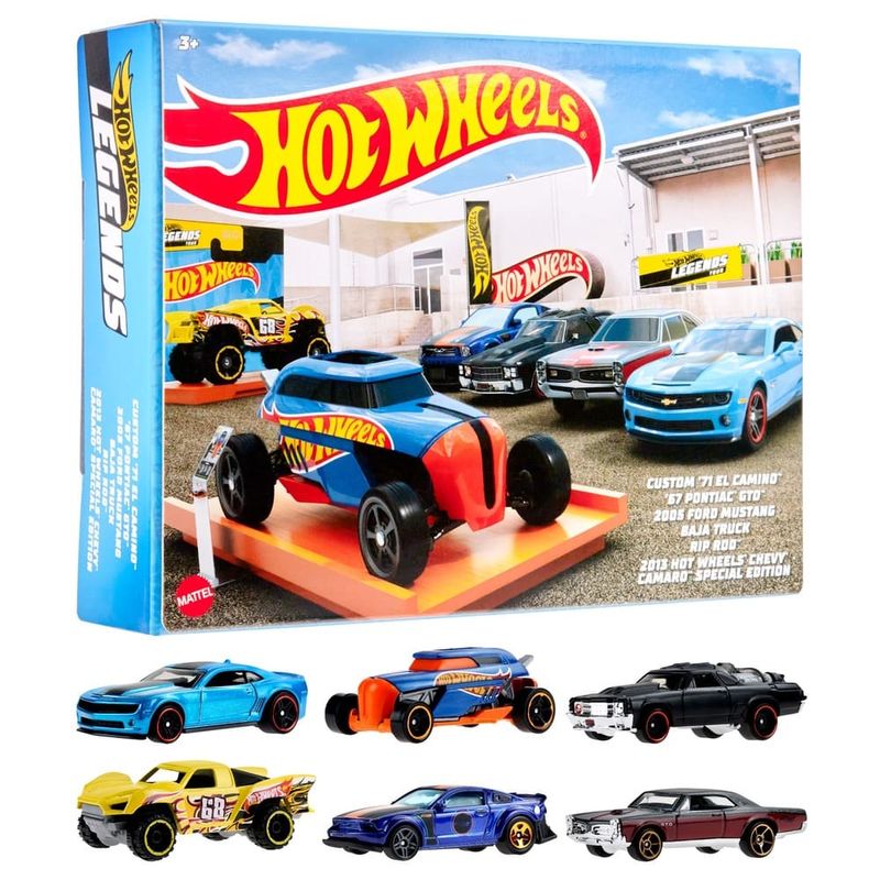 Hot-Wheels-Collector-Veiculo-Legends-Multipack---Mattel