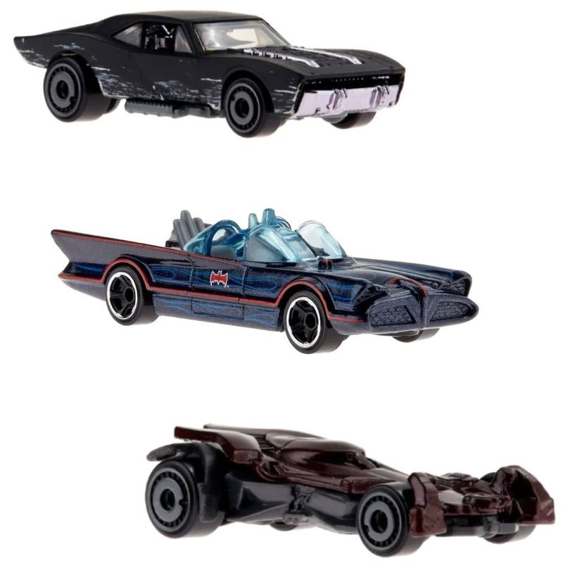 Kit-Hot-Wheels-Collector-Batmovel-Batmovel-Serie-de-TV-e-Batmovel-DC---Mattel