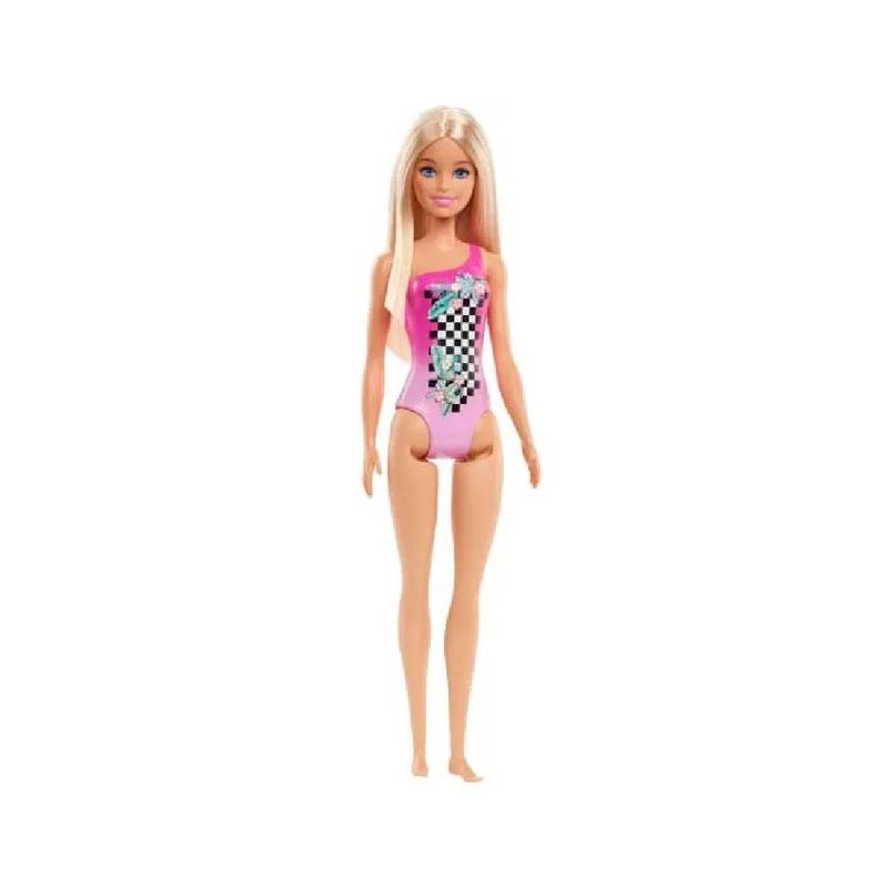 Kit-Barbie-Roupa-de-Banho-Rosa-com-Xadrez-e-Roupa-de-Banho-Azul-com-Rosas---Mattel-