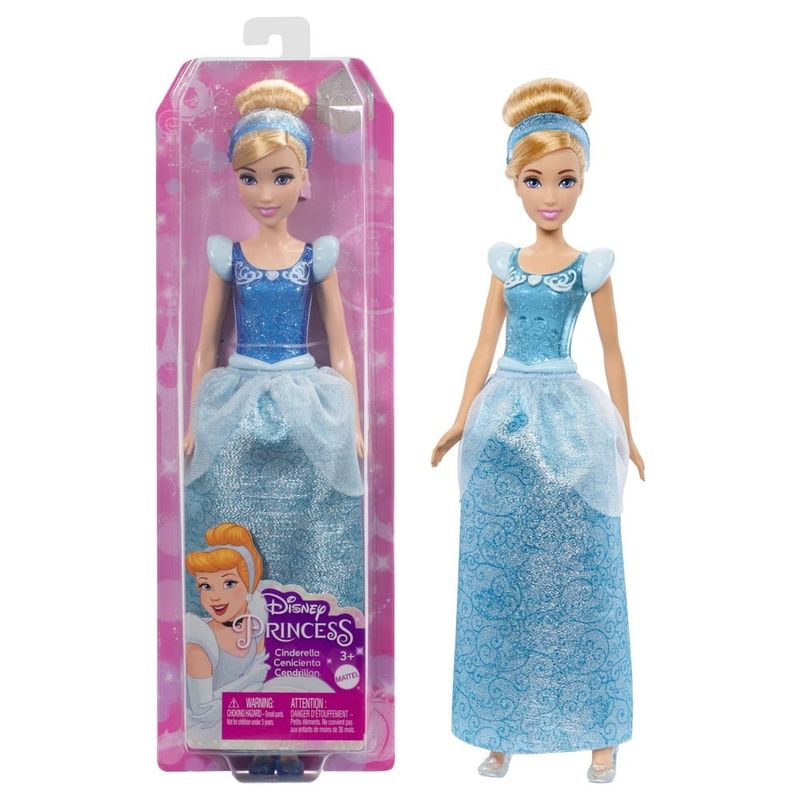 Disney-Princesa-Boneca-Cinderela-Com-Acessorios---Mattel