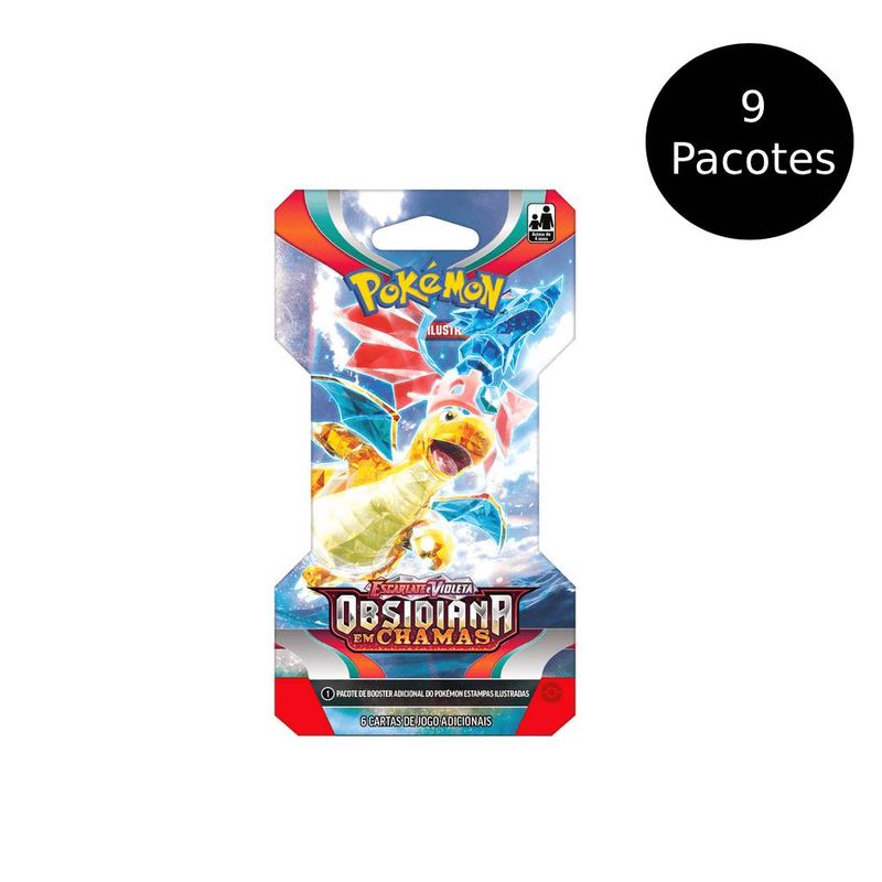 Kit-com-9-Pokemon-EV03-Obsidiana-em-Chamas-Booster---Copag