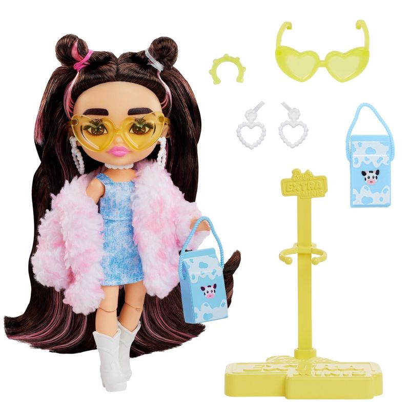 Barbie-Extra-Minis-Boneca-Jaqueta-de-Vaca-Cabeluda---Mattel-
