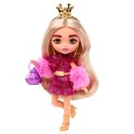 Barbie-Extra-Minis-Boneca-Vestido-de-festa-rosa---Mattel-