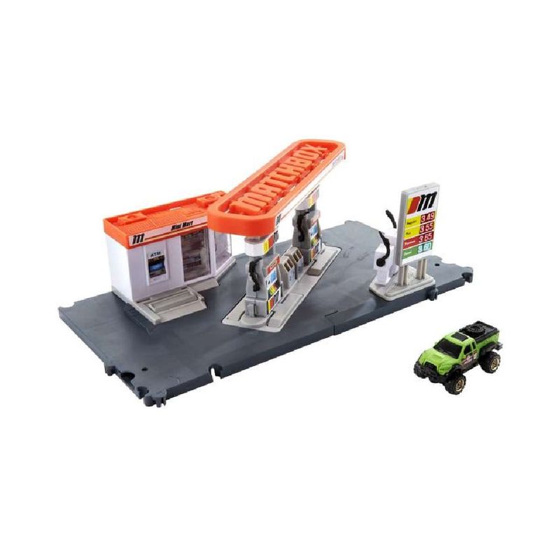 Matchbox-Pista-Posto-de-Gasolina---Mattel-