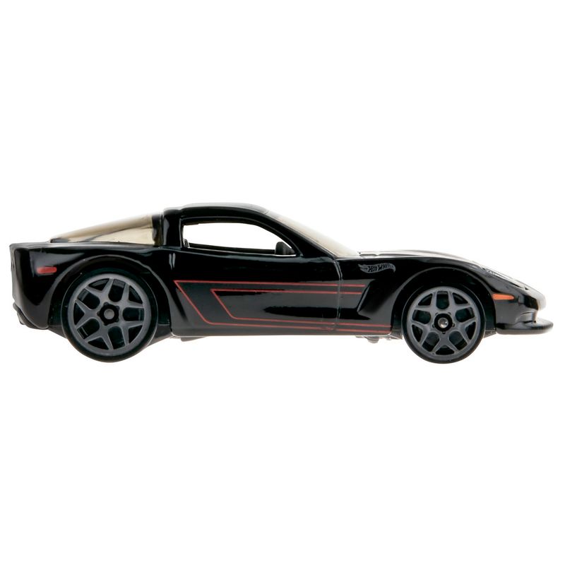 Hot Wheels 1:64 Scale Die-Cast Corvette C6 - Black, Collectible Toy Car