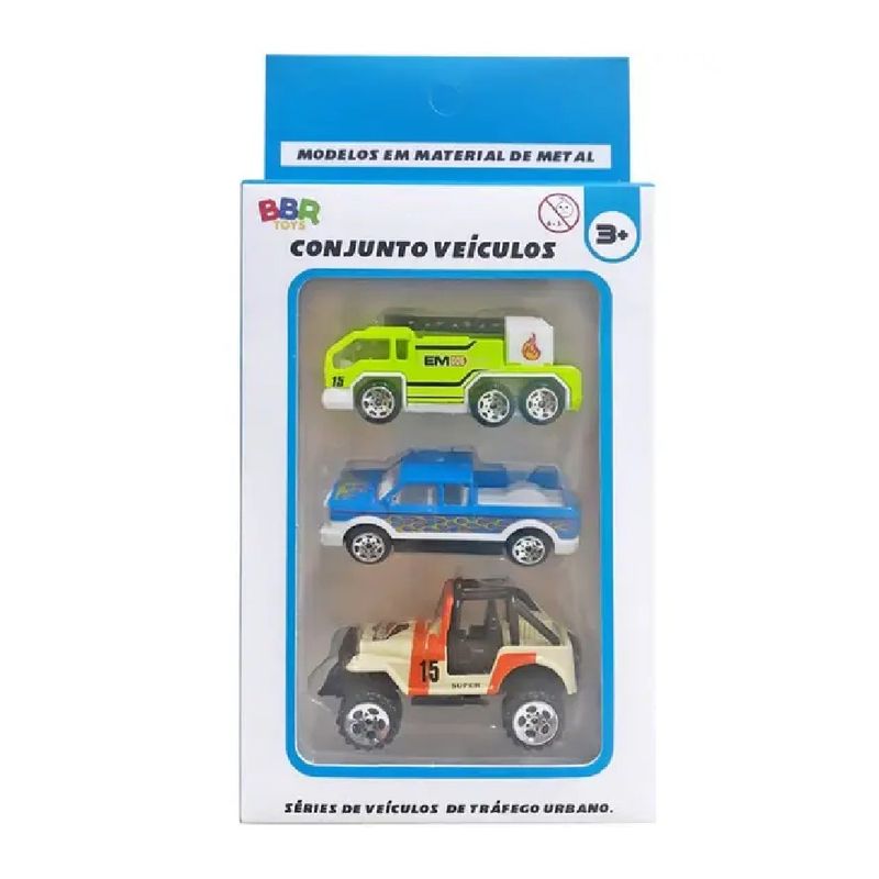 Conjunto-Com-3-Veiculos-De-Trafego-Urbano---BBR-Toys