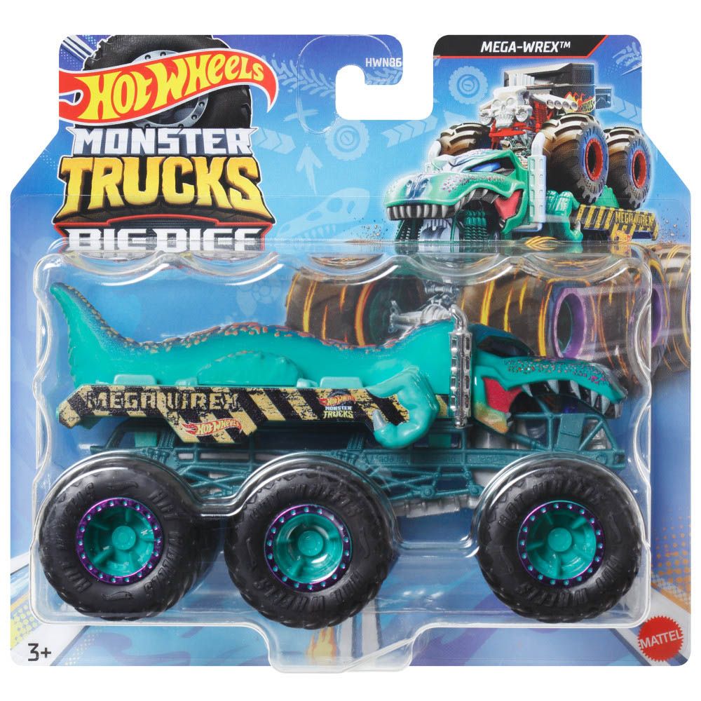 Hot Wheels Monster Trucks Reboque Mega-Wrex - Mattel - Barão Distribuidor