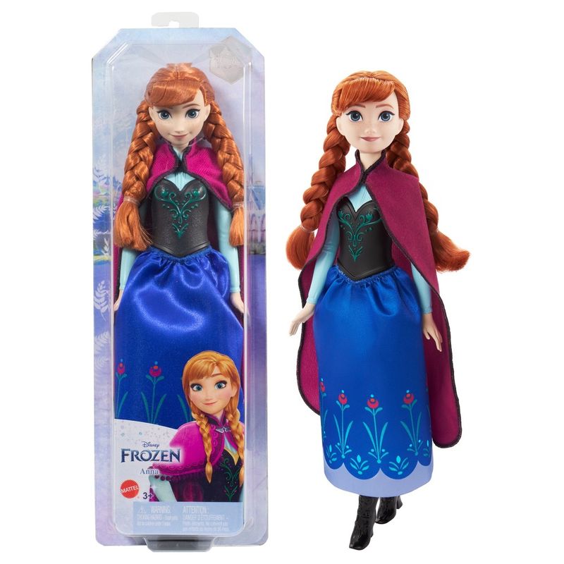 Boneca Princesas Disney Frozen Elsa com Acessórios e Roupinha