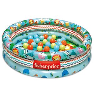 Fisher Price Piscina Inflável Com 25 Bolinhas - Fun Divirta-se