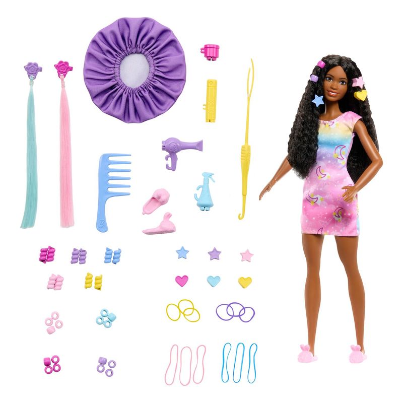 Barbie Brooklyn Conjunto de Penteado - Mattel 0