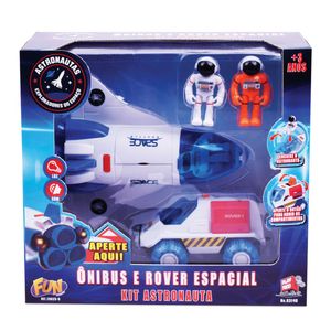 Kit Astronautas Ônibus e Rover Espacial - Fun Divirta-se