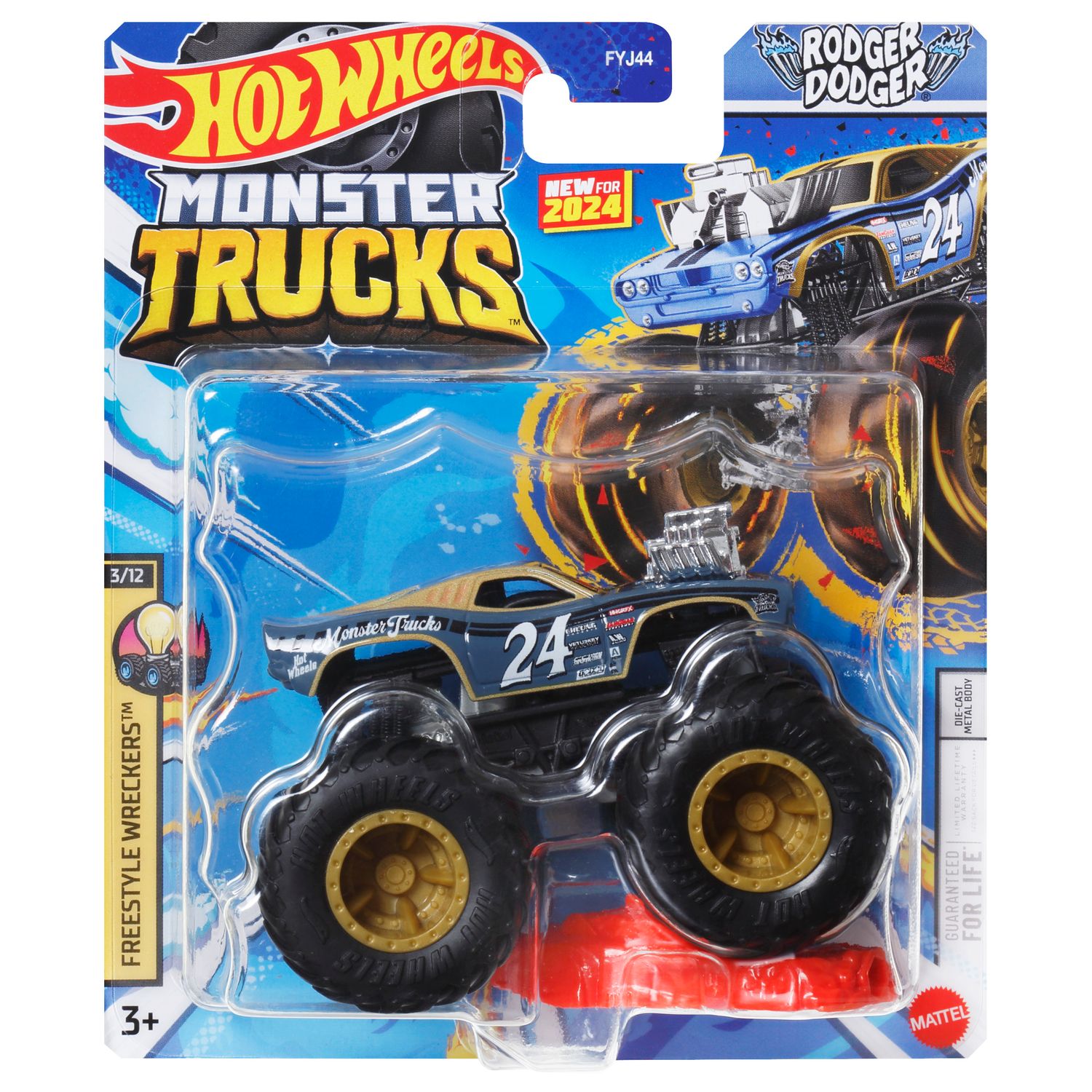 Hot Wheels Monster Trucks Rodger Dodger - Mattel