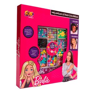 Kit Barbie Joalheria com 400 Miçangas - Fun Divirta-se
